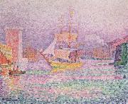 Paul Signac the harbor at marseilles Germany oil painting artist